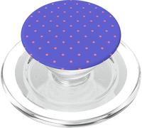 Elegant Polka Dots Lavender and Pink Small Dots PopSockets PopGrip pour MagSafe