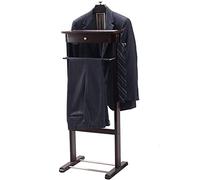 Élégant portant à vêtements sur pied pour femme - Organiseur multifonction avec tiroir, étagère à chaussures, cintre à pantalons et crochets de contour pour bureau, salon et chambre à coucher.