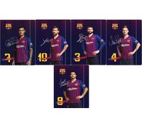 Élégant porte-documents A4 avec bande élastique FCB Barca Fan 7 - parfait pour les vrais fans de football Organisez vos documents avec style et exprimez votre passion pour le football.