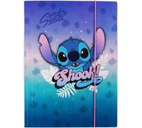 Elégant porte-documents A4 avec élastique dans le motif Stitch 78478PTR - sécurité parfaite et organisation élégante des documents pour tout le monde !