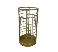 Élégant porte-parapluie en fer forgé, design creux pour un rangement élégant à la maison et à l'hôtel, solution durable de porte-parapluie