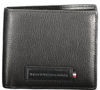 Elégant portefeuille pour hommes en noir avec compartiment pour pièces de monnaie et cartes, taille : UNI Couleur : Nero