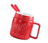 Élégant pot à fondue en céramique pour faire fondre le chocolat, tasse chauffante avec poignée, vaisselle élégante cadeau tasse en céramique