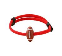 Élégant pour homme fabriqué à partir de matériaux de corde Milans de 4 mm avec rugbys accessoire de bijoux pour une touche sportive réglable pour homme, One Size, Comme décrit