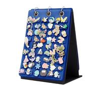 Élégant présentoir à broches en feutre avec rotation à 360 degrés - Accessoire portable pour collectionneurs et vendeurs