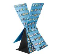Élégant présentoir à broches en feutre avec rotation à 360 degrés - Accessoire portable pour collectionneurs et vendeurs