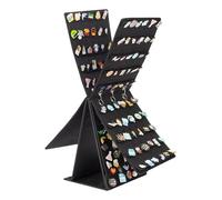 Élégant présentoir à broches en feutre avec rotation à 360 degrés - Accessoire portable pour collectionneurs et vendeurs