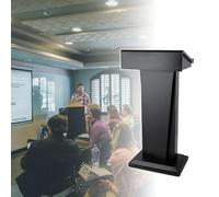 Élégant pupitre sur pied, podium de présentation incliné pour salles de classe, salles de conférence et conférences - Idéal pour les conférences en public et les présentations