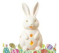 Elegant Rabbit Candleholder - Resin Easter Bunny Stand, 10 inch Sculpture with Radiance, Artistic Ornament with Glow, Festive Display Accent, Celebration Decoration for Home, Party, Showcase