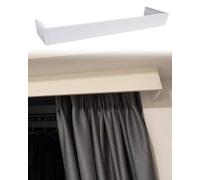 Élégant rideau de plafond en aluminium de 210 cm pour un design moderne qui améliore l'intimité et le contrôle de la lumière. Idéal pour une décoration d'intérieur élégante. Tringle non incluse.