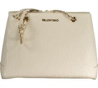 Elégant sac à bandoulière blanc avec poignées en chaîne et détails contrastés, taille : UNI Couleur : Bianco