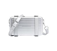 Élégant sac à bandoulière compact 3 voies résistant à l'usure pratique résistant à l'usure sac à main pour un usage quotidien voyage, Argenté