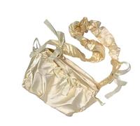 Élégant sac à bandoulière de grande capacité inspiré du ballet pour femme avec sac à bandoulière pratique en nylon et polyester, champagne, Taille unique