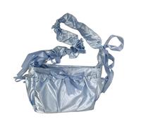 Élégant sac à bandoulière de grande capacité inspiré du ballet pour femme avec sac à bandoulière pratique en nylon et polyester, bleu, Taille unique