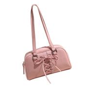 Élégant sac à bandoulière en cuir PU avec motif de ballet et nœuds noués Underamr Sacs à main pour un usage quotidien par Trendy Women Office Lady Sac à main, b, One Size