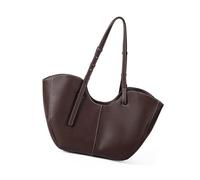 Élégant sac à bandoulière pour femme, grande capacité, sac à main sous les bras, adapté pour les trajets quotidiens ou les voyages courts, café, One Size