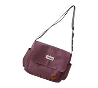 Élégant sac à bandoulière unisexe compartiment principal spacieux sac d'organisation sac à bandoulière pour femmes et hommes élégant bureau sac essentiel, lilas