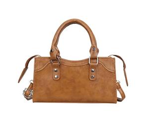 Élégant sac à main à bandoulière en cuir synthétique avec sangle réglable pour des styles tendance et uniques pour les amateurs de shopping décontractés