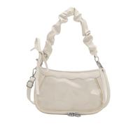 Élégant sac à main froncé sous les bras en cuir synthétique japonais esthétique, sac à main pour les rendez-vous et les rassemblements, sac plissé léger, C, One Size