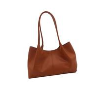 Élégant sac à main pour femme avec plusieurs styles de transport en cuir PU Sac à main pour organisation tendance Sac à main PU, marron, One Size