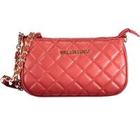 Elégant sac à main pour femme Rouge avec bandoulière en chaîne et fermeture éclair