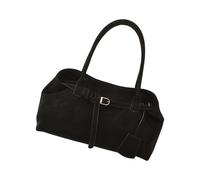 Élégant sac à main surdimensionné sous les bras avec fermeture confortable, sac de transport essentiel pour le travail quotidien, Noir
