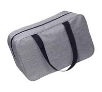 Élégant sac de rangement de voyage résistant à l'eau pour cosmétiques, articles de toilette, appareils numériques, sac de rangement tendance pour équipement de natation, gris, Taille unique