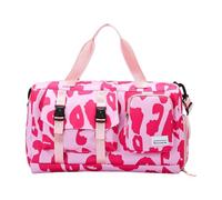 Élégant sac de sport imprimé vache léopards tissu Oxford résistant à l'eau Compartiments fonctionnels pour la natation, l'entraînement, les voyages Essentiel Sac de bagage résistant à l'eau, a, Beauté