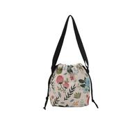 Élégant sac en toile imprimée pour un usage quotidien - Intérieur spacieux - Multifonctionnel - Décontracté - Sac à bandoulière tendance à imprimé floral, b, One Size