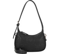 Elégant sac noir pour femme avec lanière & fermeture éclair découverte, taille : UNI Couleur : Nero