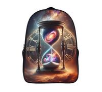 élégant sac pour ordinateur portable galaxie de sable étudiants sac d'école 2 compartiment temps pour élève d'école imprimé en 3d sacs à dos-16,garçons filles pour l'école les voyages les affaires