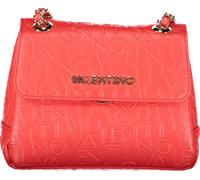 Elégant sac rouge pour femme - sac à bandoulière avec détails de chaîne et de logo, taille : UNI Couleur : Rosso