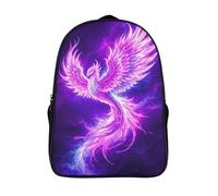 élégant sacs à dos âme pourpre pour élève d'école sac scolaire de voyage 2 compartiment phénix 3d imprimé sacs d'école-16,garçons filles pour l'école les voyages les affaires