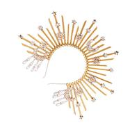 Élégant serre-tête de déesse scintillant, inspiré de Dieu, accessoire de cheveux décoratif pour les mariages et plus encore