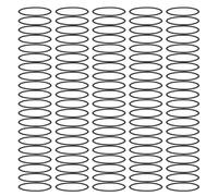 Élégant serre-tête en polyester noir pour queue de cheval - Élastique - Pour femmes et filles