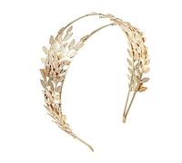 Élégant serre-tête grec en forme de feuilles pour filles, modèle défilé de mode, bijoux de fête de mariage