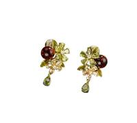 Élégant strass boucles d'oreilles cristal mariage mariée boucles d'oreilles mode zircone cubique boucles d'oreilles dames mode cristal banquet goutte d'eau boucle d'oreille cadeau