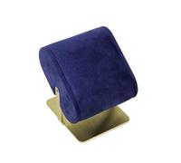 Élégant support à bijoux en velours avec cadre en alliage - Présentoir compact pour bracelets, montres, décoration de magasin de maison, support de montre en velours élégant pour coiffeuse
