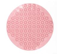 Élégant tapis antidérapant pour salle de bain avec matériau TPE et motif épine en cristal pour une meilleure traction (rose)
