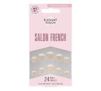 Elegant Touch Ongles Natural French 144 Petite Chaire Taille XS