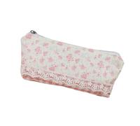 Elegant Travel Essential Blossomy Plan Cosmetic Case Permanent Polyster Construction Compact Writing Tools Holder Blossomy Pencil Case