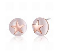 Élégant une paire de dames mode de mode de mode de bijoux/anti-allergiques/boucles d'oreilles en perles/boucles d'oreilles à élément en cristal/petits et exquis, couleur: photo
