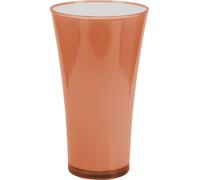 Elégant vase rose décoratif Fizzy Siena pour fleurs & bouquets, plastique, Ø20cm H35cm