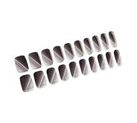 Élégant vernis à ongles en gel pour French manucure - Couverture complète des ongles - Avec bâton de limage et lime à ongles