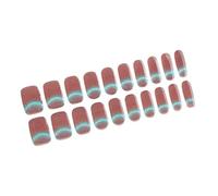 Élégant vernis à ongles en gel pour French manucure - Couverture complète des ongles - Avec bâton de limage et lime à ongles