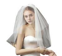Élégant voiles de mariage - Accessoire de cheveux avec peigne à cheveux pour cérémonie de mariage et photographie - Voiles de mariée pour photographie