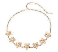 Elegant Waist Chain Metallic Star Fish Charm Corps Chaîne Decorative Robe Party And Night Event Women Body Body Bijoux Accessoires