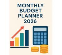 Elegant Weekly And Monthly Budget Planner 2026 -146 Pages: Expenes, Income, Bill To Be Paid, Date Due, Amount Other Expenes, In Dollars