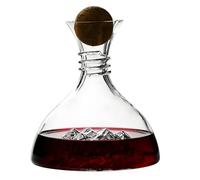 Elegant Wine Decanter, 1800ml Glass Serve ware, Large Capacity Vessel for Smooth Aeration, Handcrafted Design With Wide Base, Home Restaurant, Dinner Party Tasting And Wedding Use
