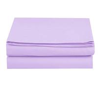 ElegantComfort Drap Plat pour lit Simple, Microfibre, Lilas, Twin/Twin XL
